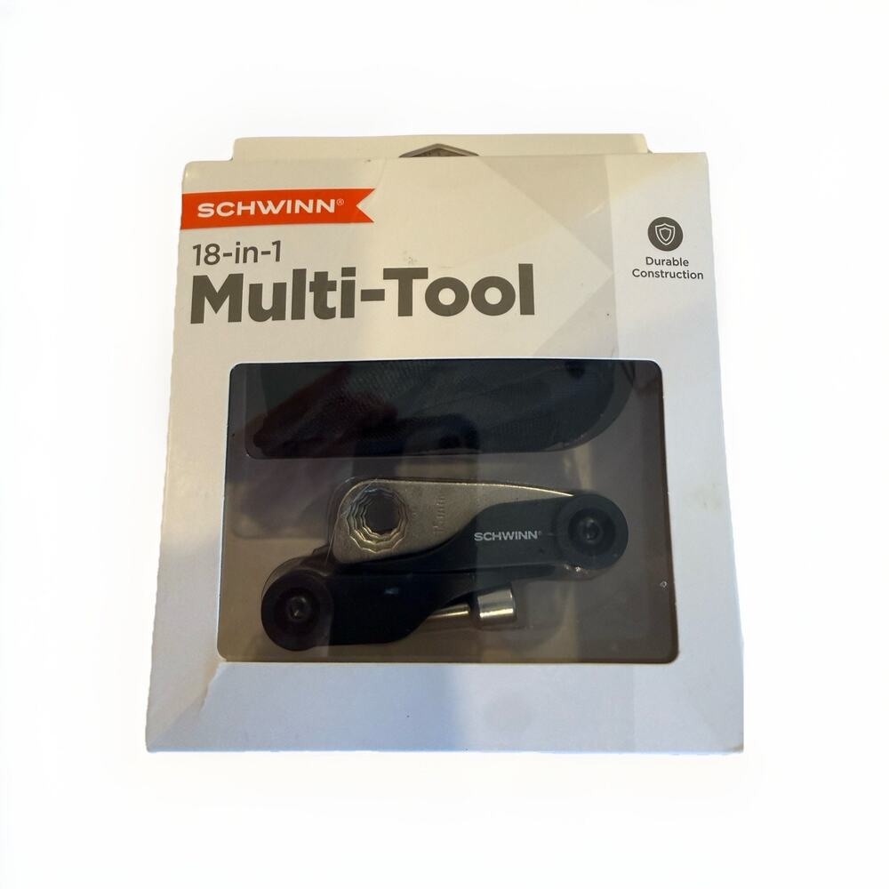 Schwinn 18-in-1 Multi-Tool Bicycle Repair Kit Tire Lever Allen Keys Wrenches